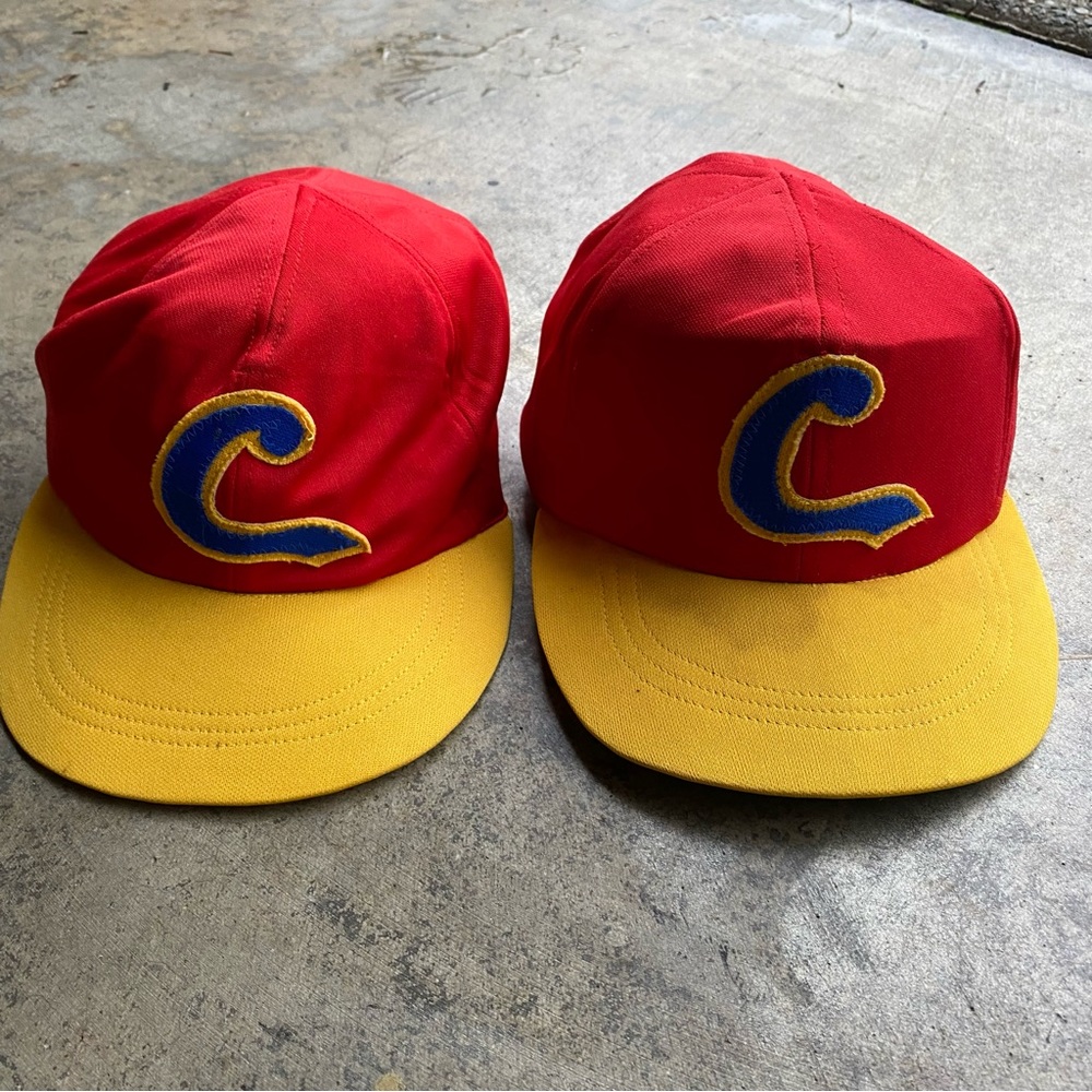 Vintage 80s Cuba Baseball Caps